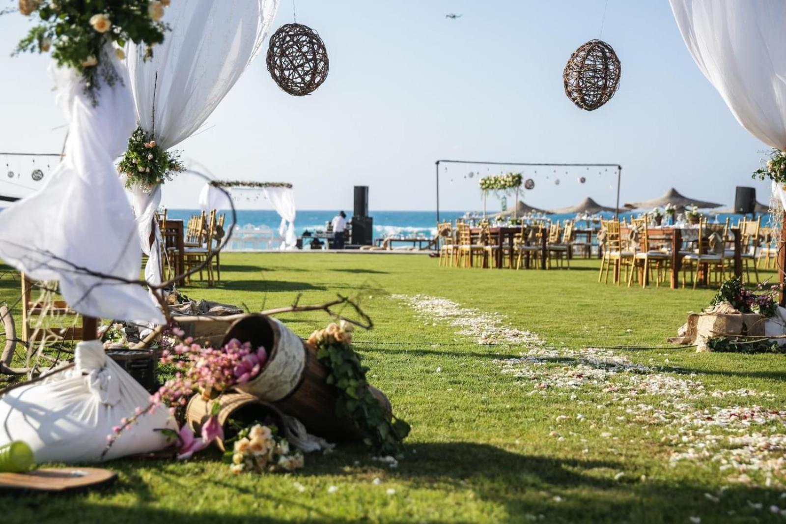 Borg El Arab Beach Resort Екстер'єр фото Wedding at the beach