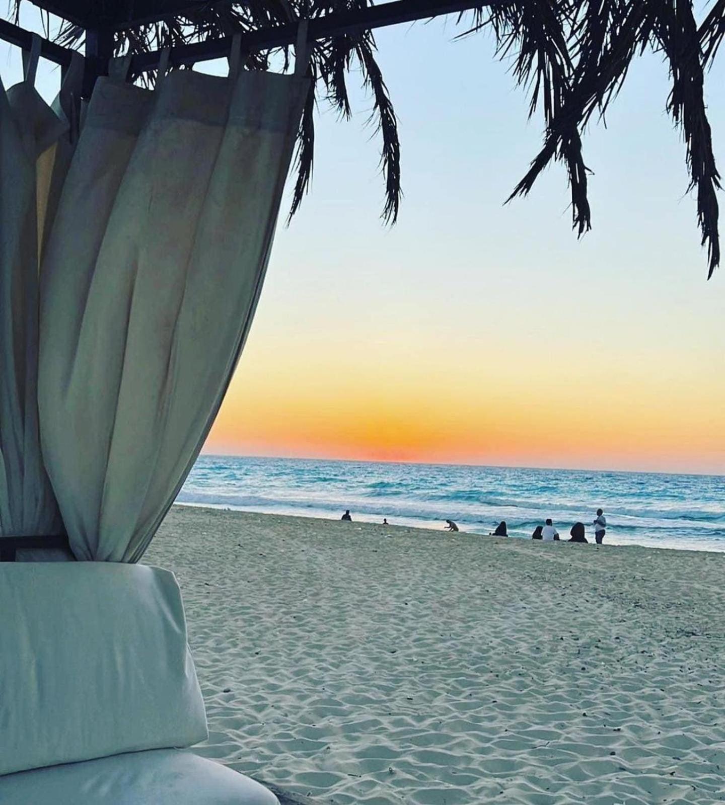 Borg El Arab Beach Resort Екстер'єр фото Sunset at the beach