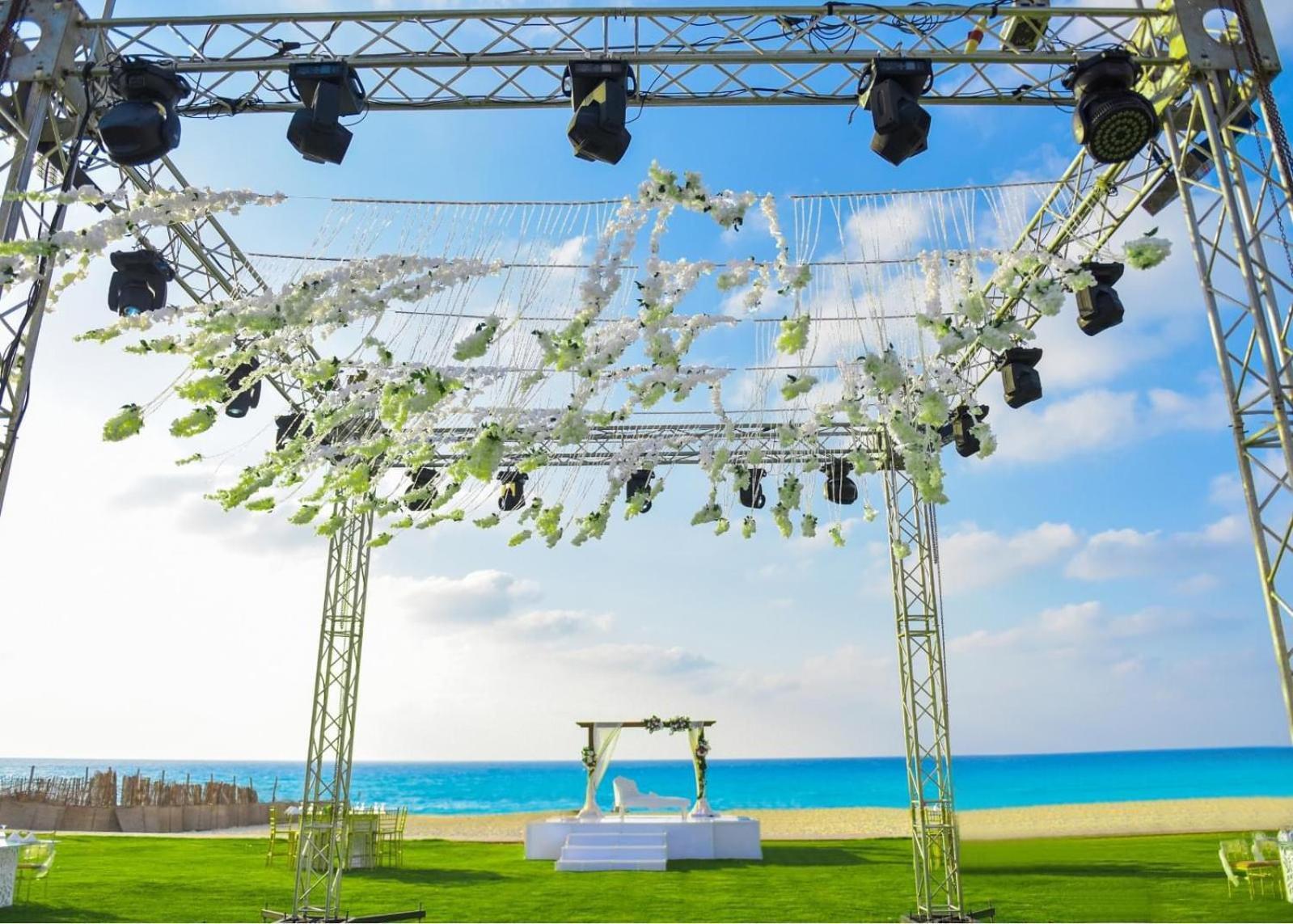 Borg El Arab Beach Resort Екстер'єр фото A wedding canopy